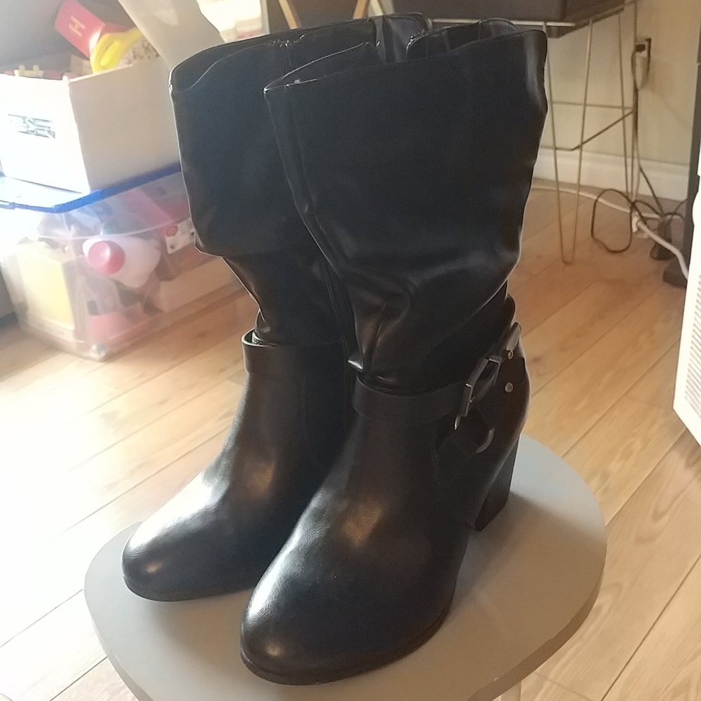 Penningtons Black Heeled Boots